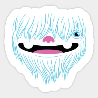 Happy Yeti Sticker